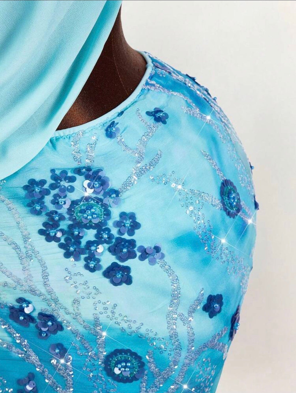 Aqua Orchid Keyhole Halter Mini Dress - Chanel’s Fashion Boutique Inc.