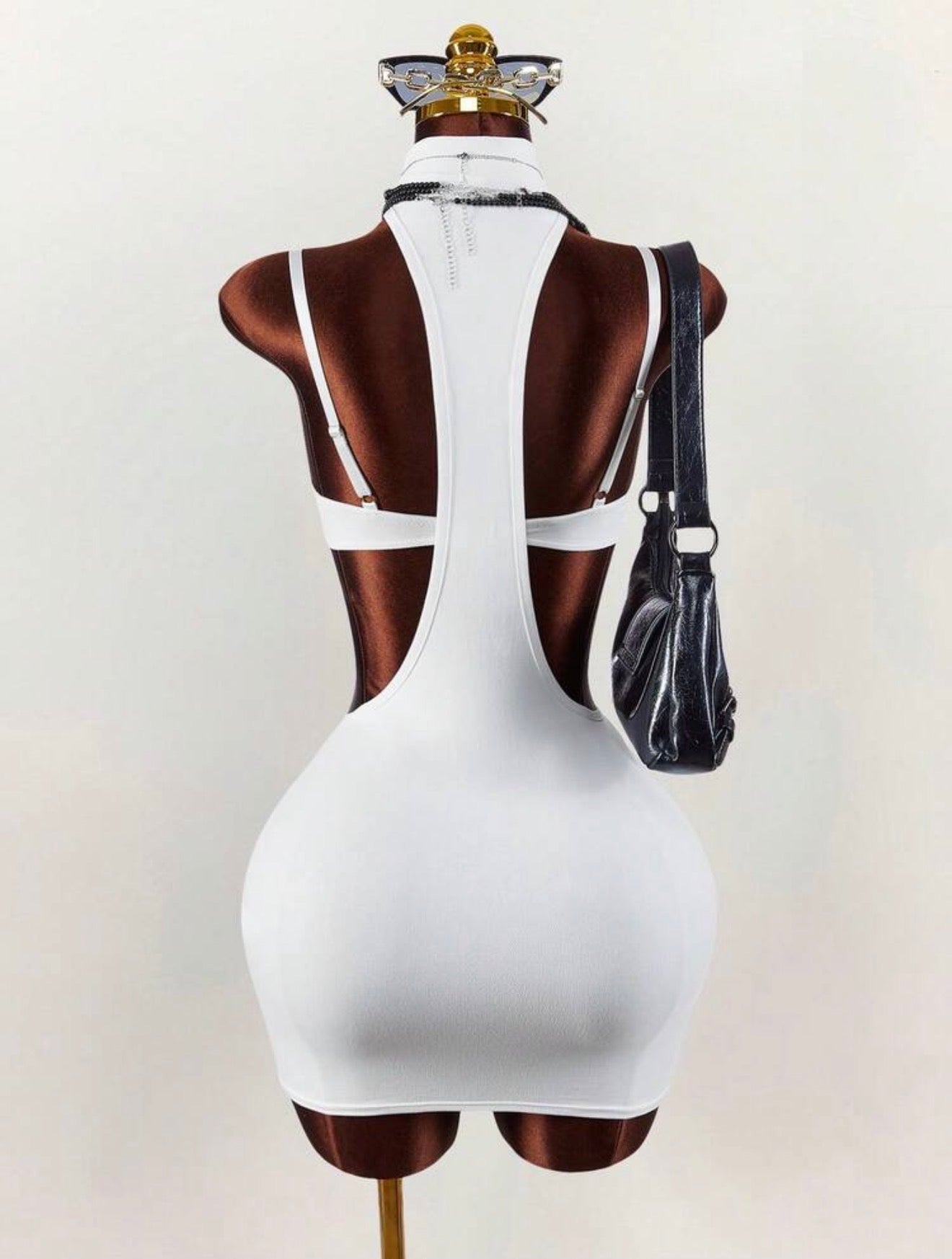 Blanc Cutout Underwire Mini Dress - Chanel’s Fashion Boutique Inc.