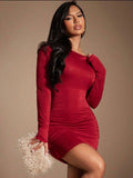 Crimson Passion Mini Dress - Chanel’s Fashion Boutique Inc.