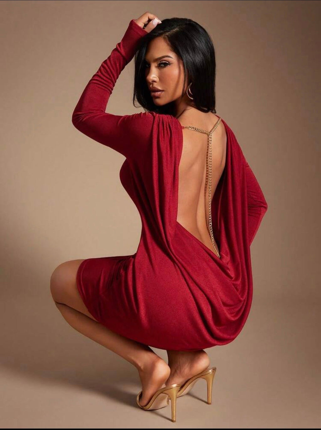 Crimson Passion Mini Dress - Chanel’s Fashion Boutique Inc.