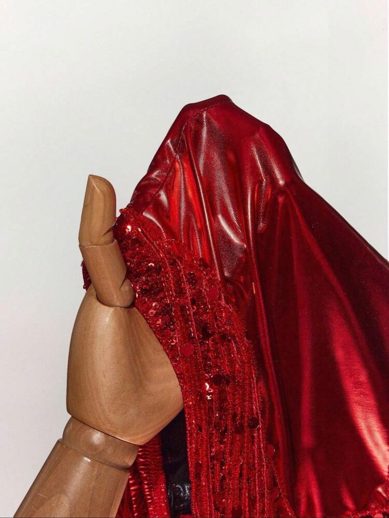 Crimson Sequin Fringe Halter Dress - Chanel’s Fashion Boutique Inc.