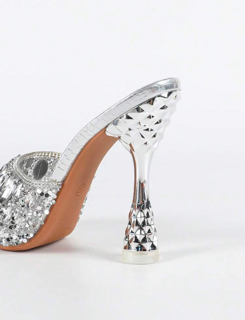 Diamanté Crystal Mule Heel - Chanel’s Fashion Boutique Inc.