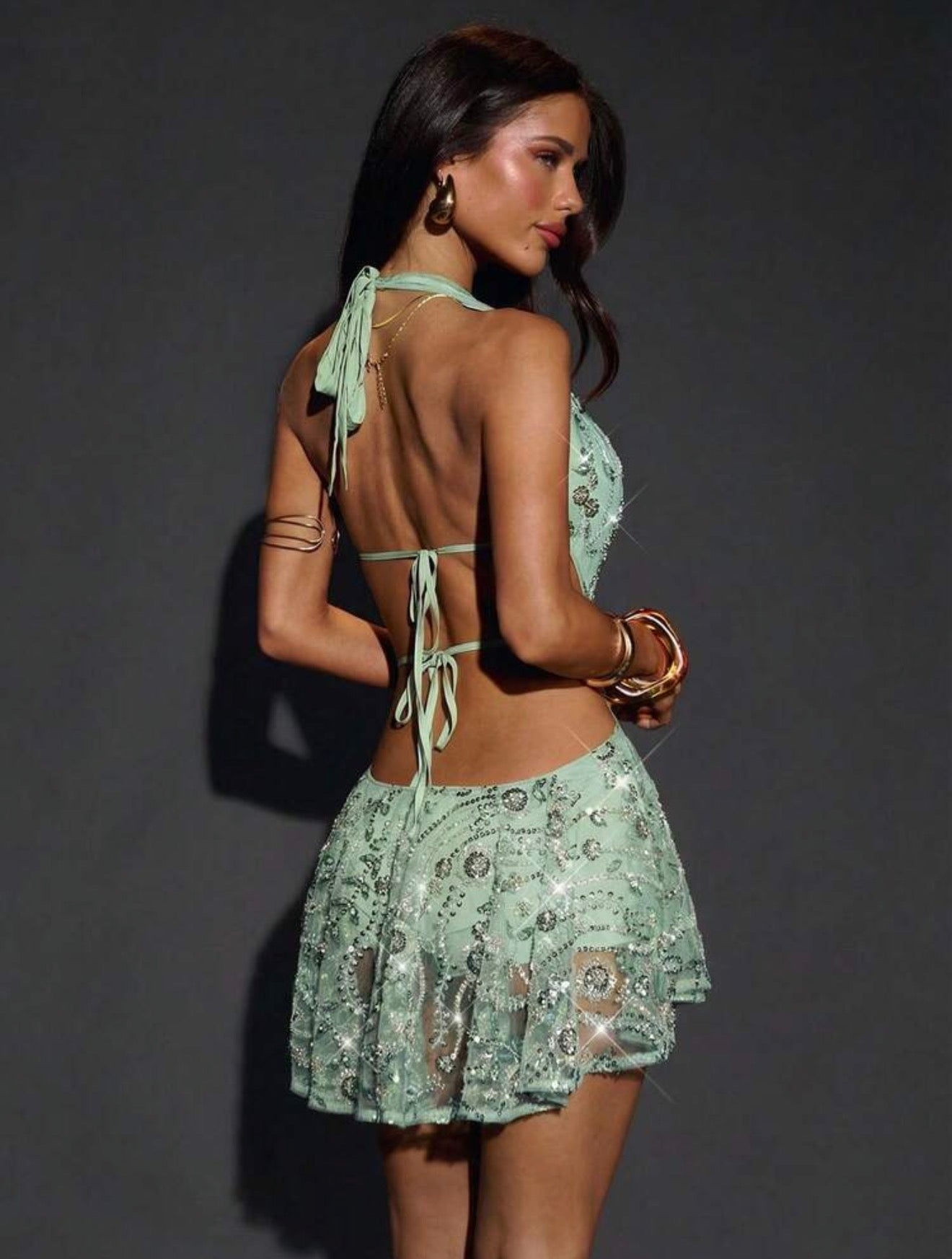 Élise Limited Crystal Mini Dress - Chanel’s Fashion Boutique Inc.
