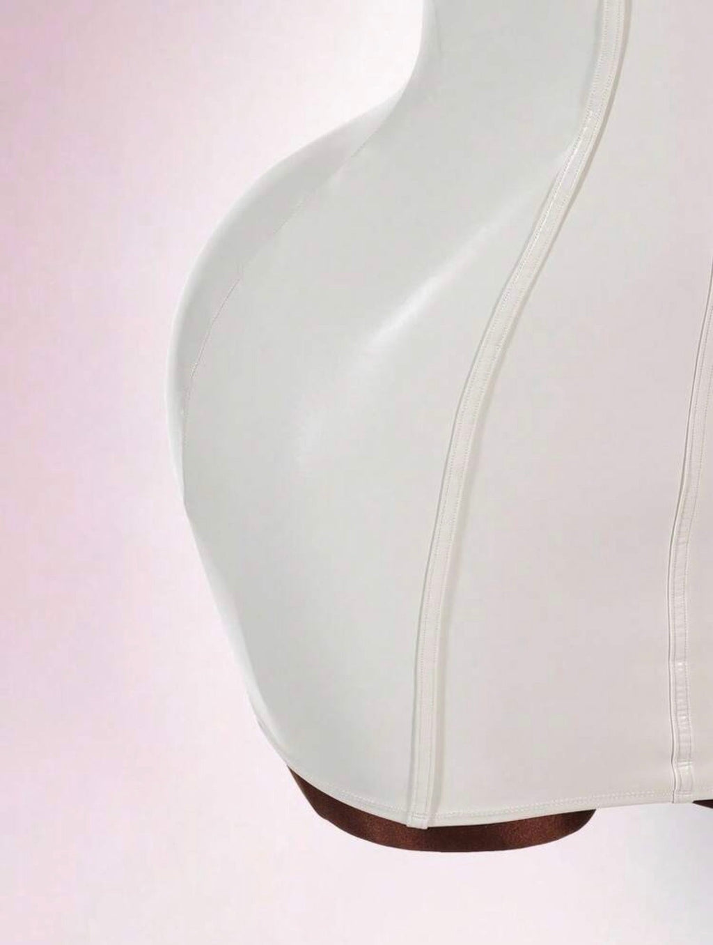 Ivory Latex Corset Halter Mini Dress - Chanel’s Fashion Boutique Inc.
