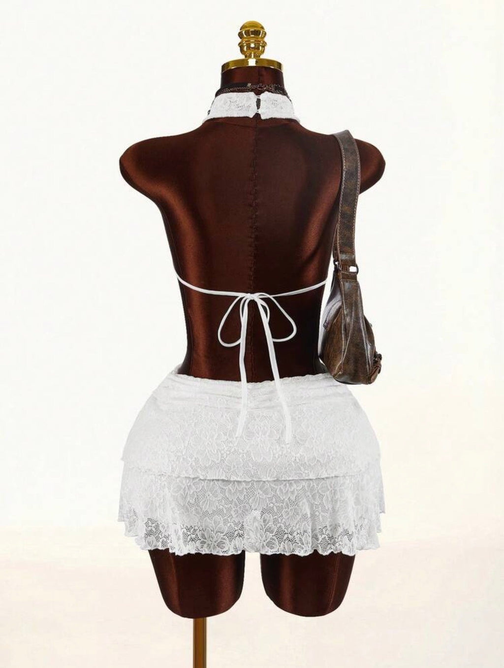 Magnolia Lace Halter & Ruffle Skirt Set - Chanel’s Fashion Boutique Inc.
