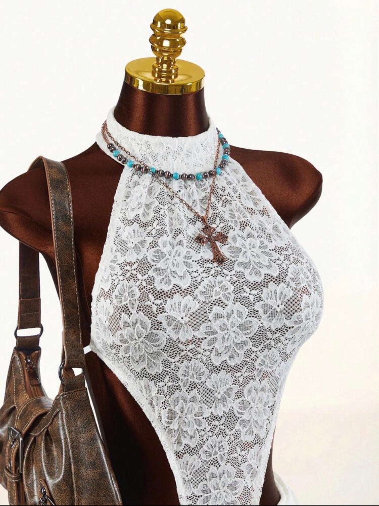 Magnolia Lace Halter & Ruffle Skirt Set - Chanel’s Fashion Boutique Inc.