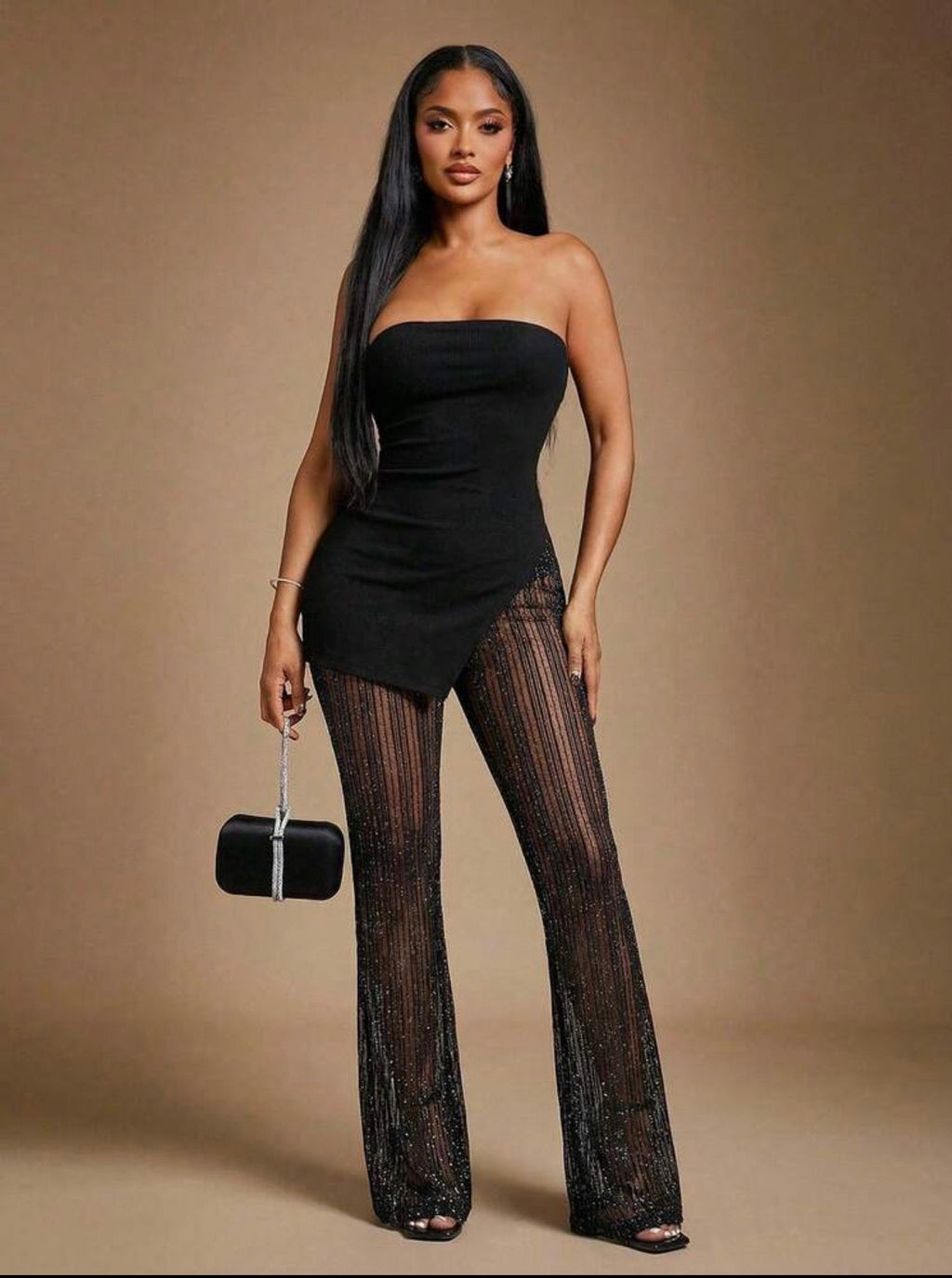 Midnight Illusion Rhinestone Set - Chanel’s Fashion Boutique Inc.