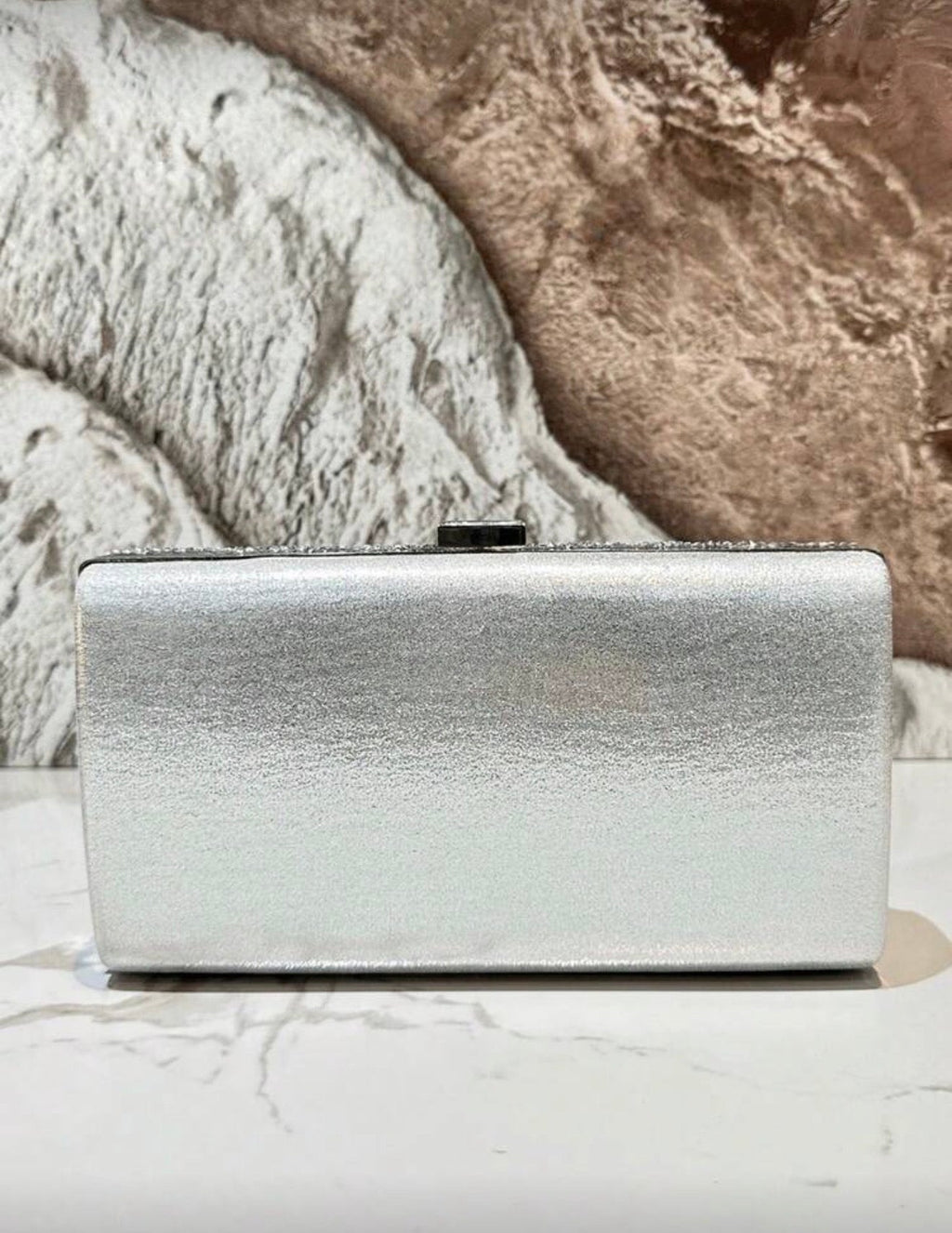 Night Clutch with Silver Crystals - Chanel’s Fashion Boutique Inc.