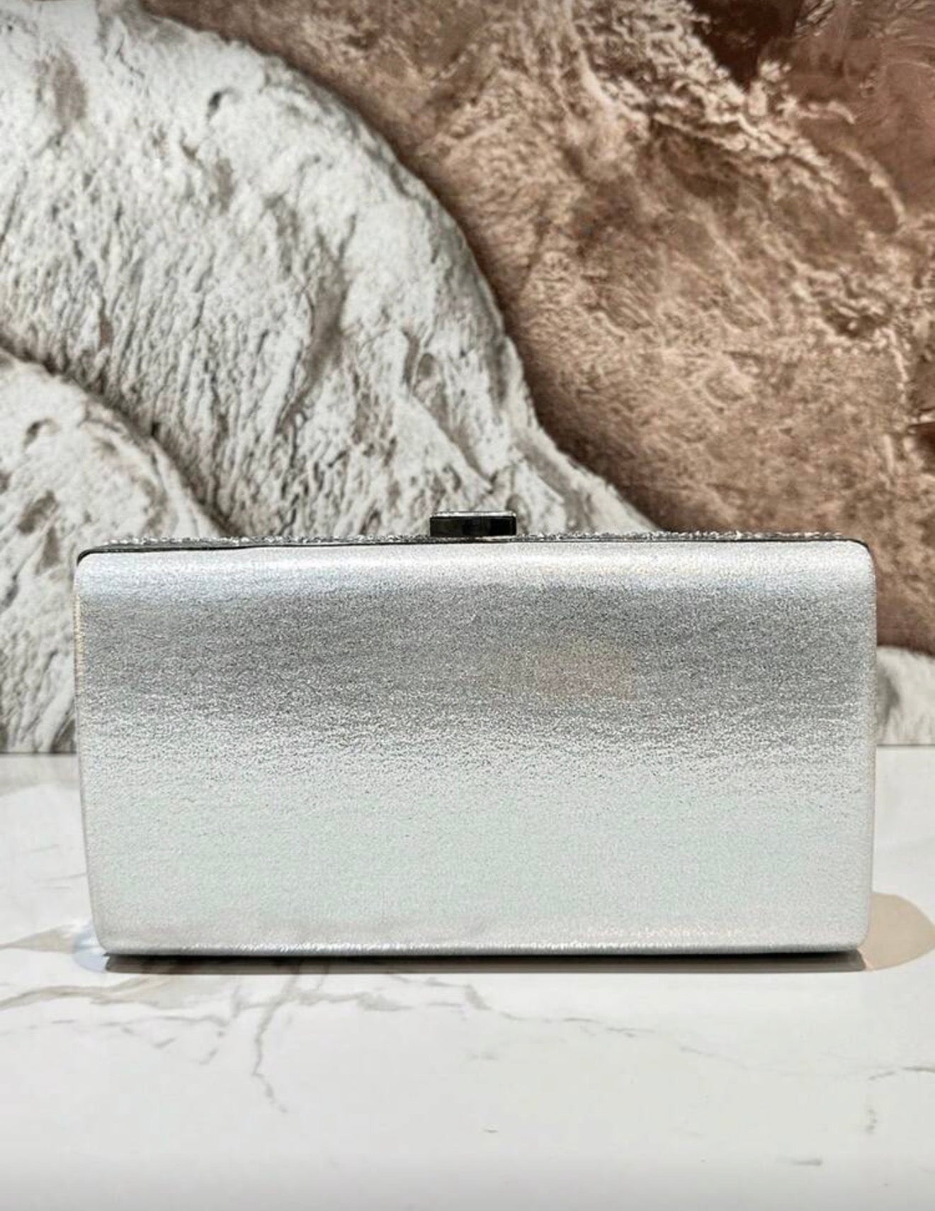Night Clutch with Silver Crystals - Chanel’s Fashion Boutique Inc.