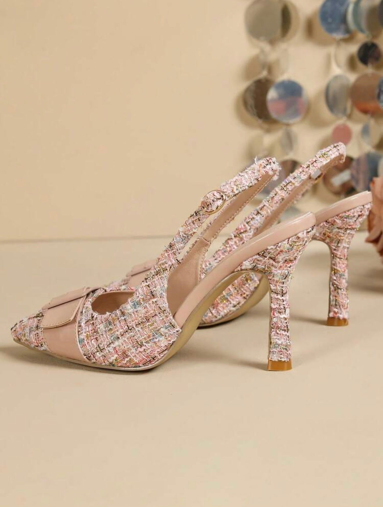 Parisienne Tweed Slingback Heel - Chanel’s Fashion Boutique Inc.