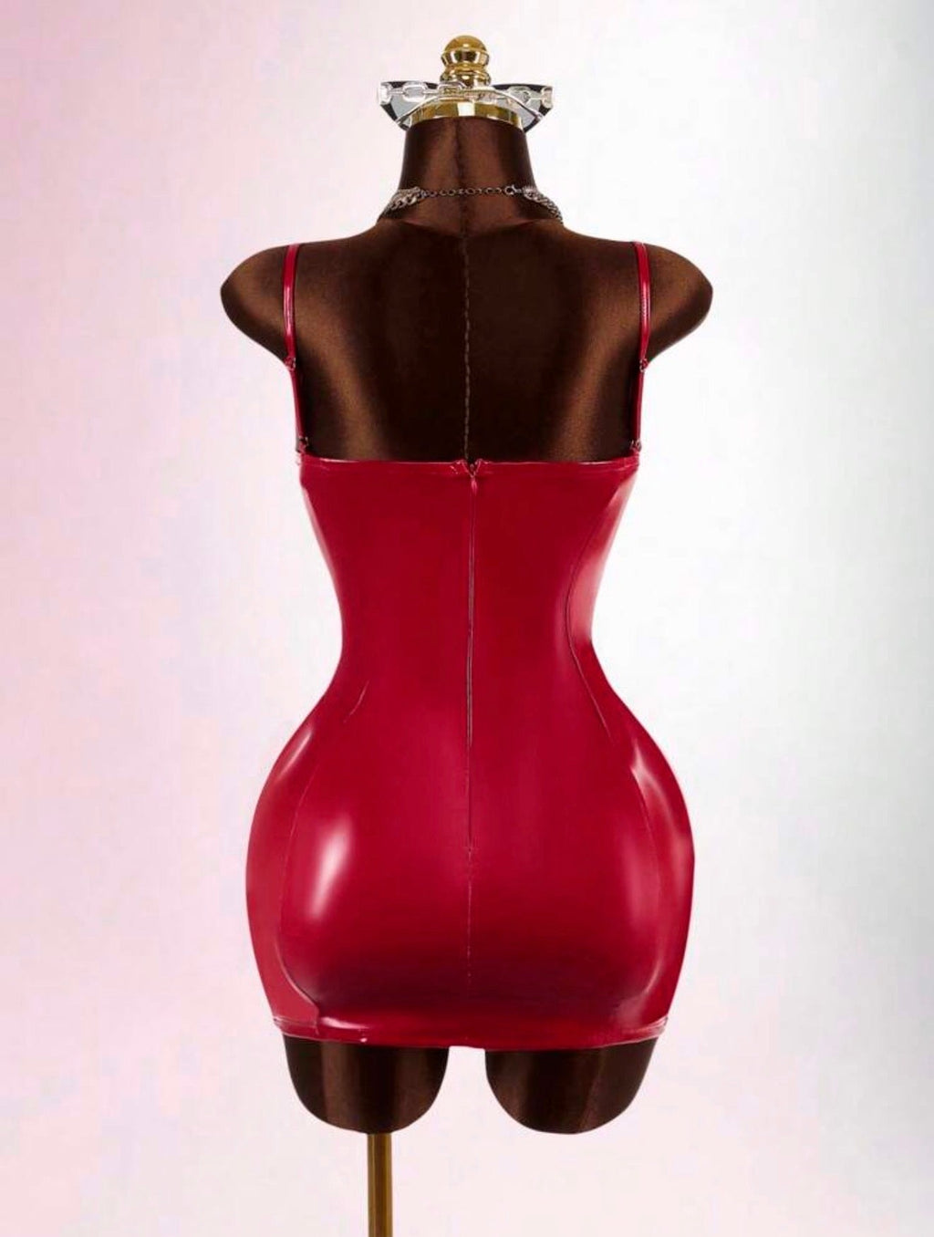 Rouge Latex Underwire Mini Dress - Chanel’s Fashion Boutique Inc.