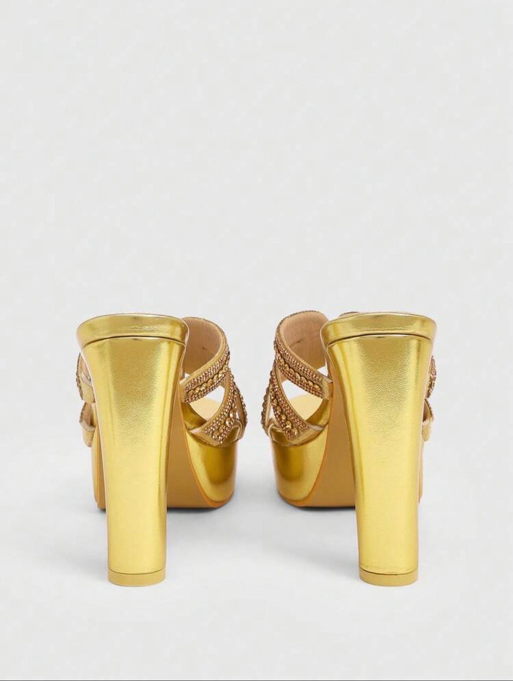 Sexy Gold Heels - Chanel’s Fashion Boutique Inc.