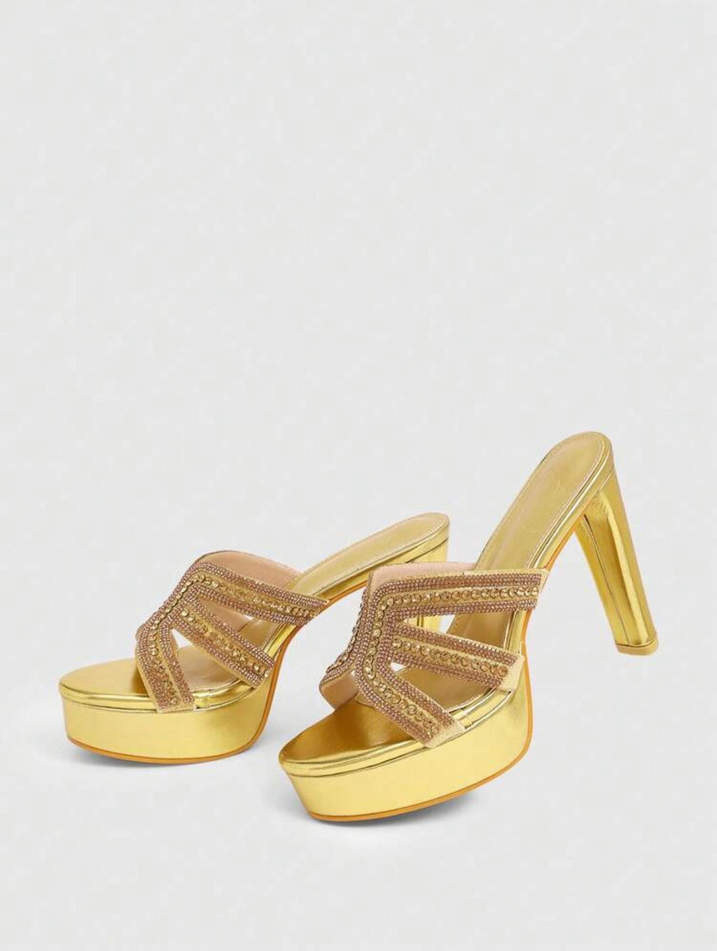 Sexy Gold Heels - Chanel’s Fashion Boutique Inc.